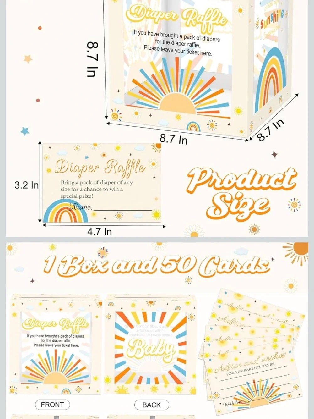 ‘Here Comes the Son’ Baby Shower Decoration Set